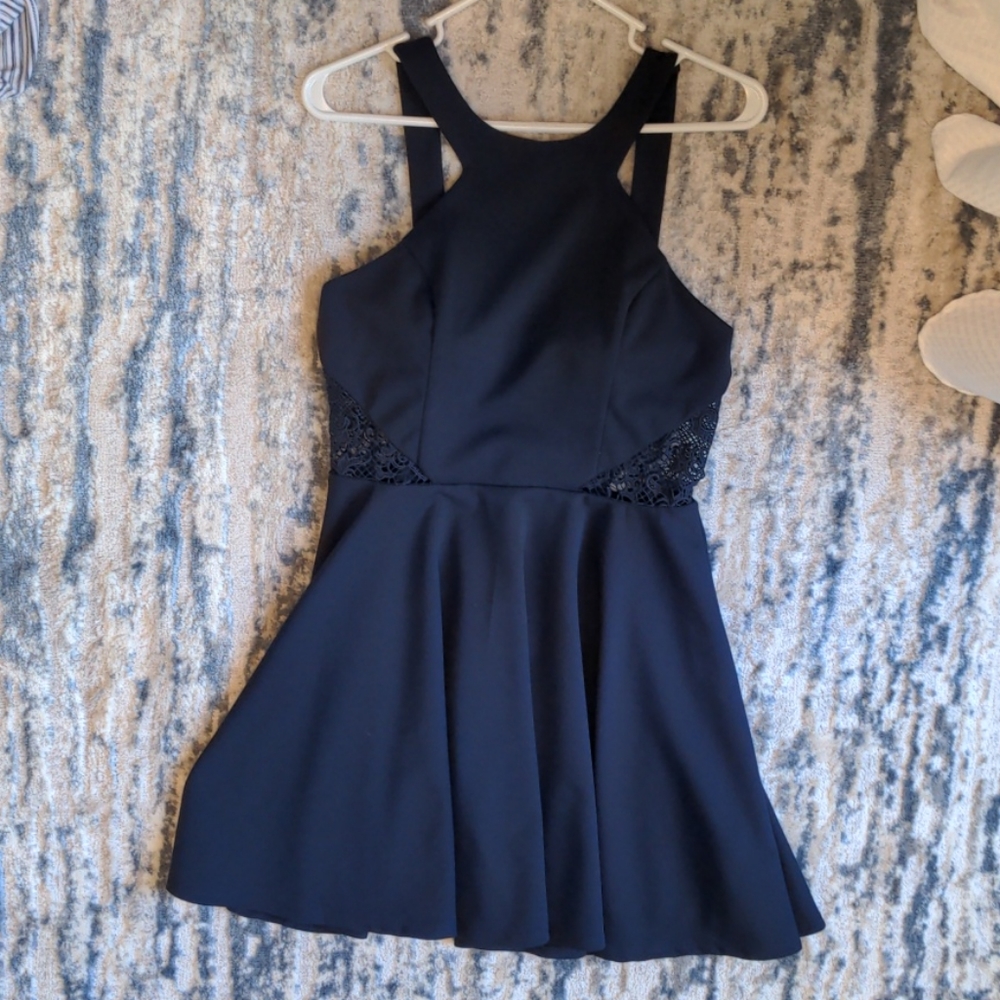Navy blue dress